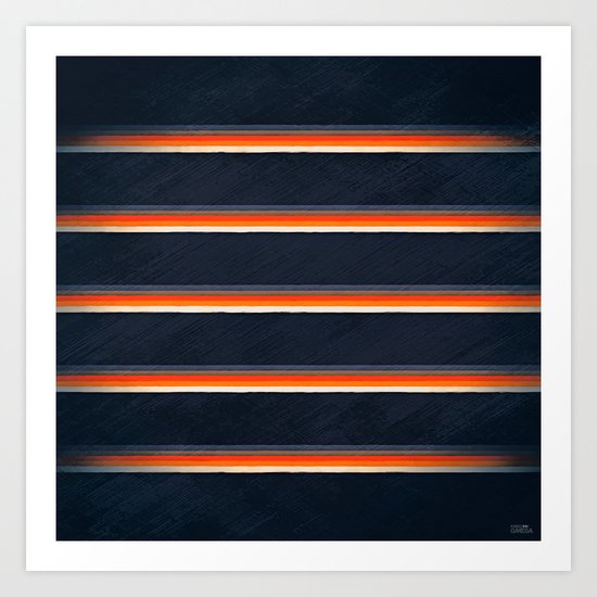 urban midnight Art Print