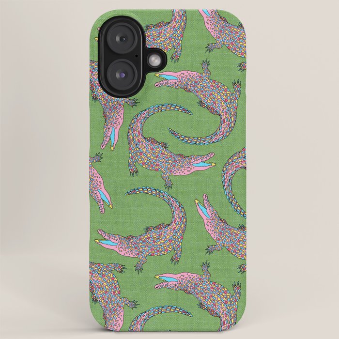 Alligator Printed iPhone Cases: 15, 14, Pro Max | Society6