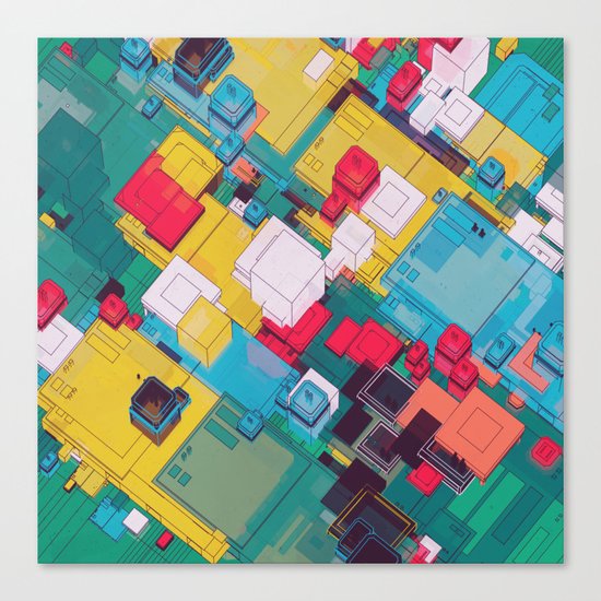FLOOR 100 (09.30.15) Canvas Print