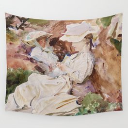 Simplon - Mrs Barnard and her Daughter Dorothy (ca. 1905–1915) by John Singer Sargent Wall Tapestry