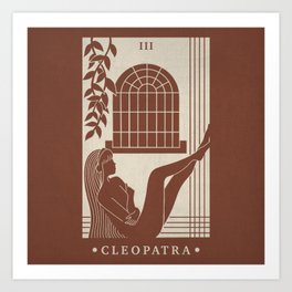 Lumineers - Cleopatra Tarot Card Design Art Print