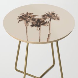 Palm Trees Earthy Vibes #1 #wall #decor #art #society6 Side Table