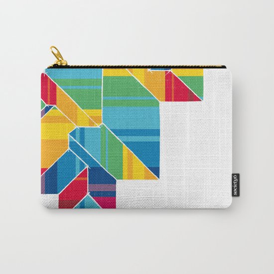 Colorful Roof Carry-All Pouch