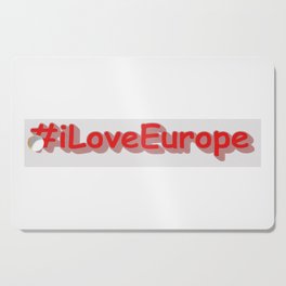 "#iLoveEurope" Cute Design. Buy Now Cutting Board