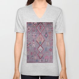 Oriental Bohemian Design V Neck T Shirt