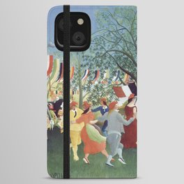 Henri Rousseau's a Centennial of Independence (1892) iPhone Wallet Case
