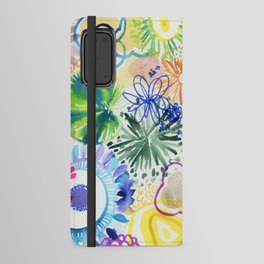 floral flood Android Wallet Case