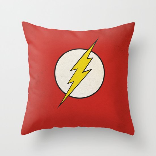 Flash Minimalist Throw Pillow
