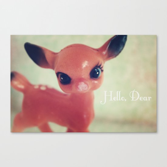 Hello, Dear Canvas Print