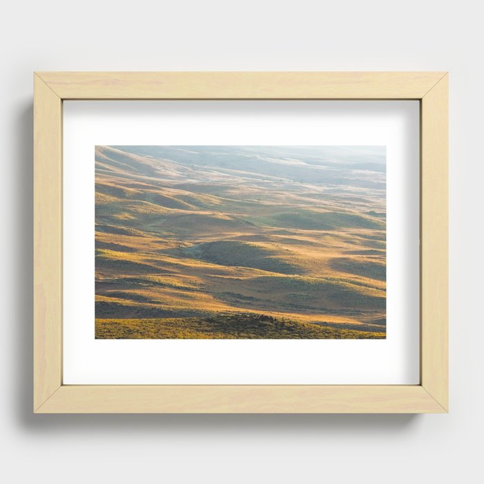 Rolling Grass Recessed Framed Print