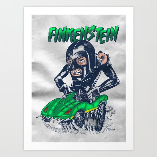Finkenstein (deathrace 2000) Art Print