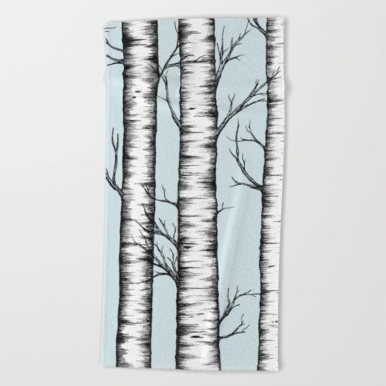 Wonderland - Blue Beach Towel