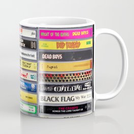 70’s & 80’s Punk Rock Hardcore Rock & Roll Cassettes Coffee Mug