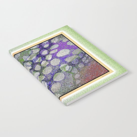 ORGANIC TIME TRAVELERS RIVER ROCKS ABSTRACT Notebook