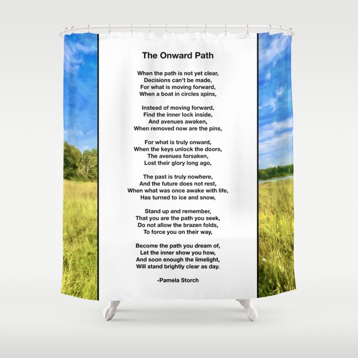 Life Finds a Way Shower Curtain