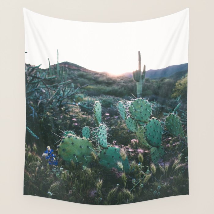 Arizona Cactus Wall Tapestry by hannahkemp Society6