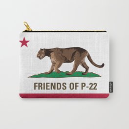P22 Mountain Lion Flag  Carry-All Pouch