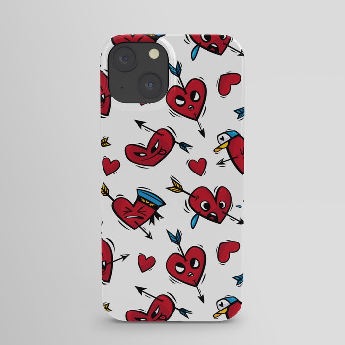 "Funny hearts" iPhone Case
