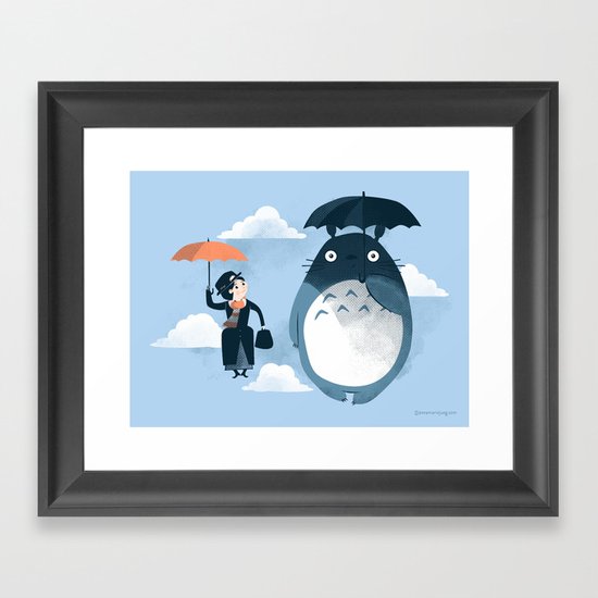The Perfect Neighbor Framed Art Print