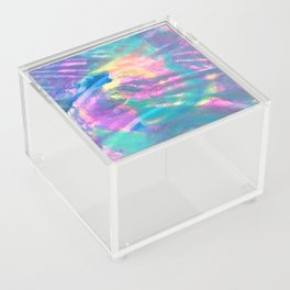 Rainbow Tie Dye Abstract Painting Acrylic Box