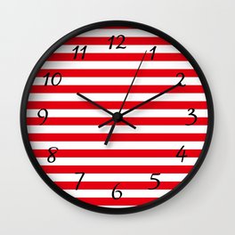 Mrs' Claus Stockings Wall Clock | Graphicdesign, Xmas, Horizontal, Picnic, Independence, Grinch, Pop Art, Lines, Christmas, Santa 