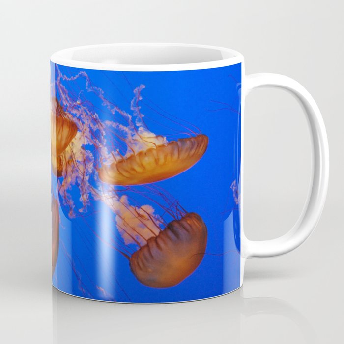 Floating Jellyfishes Coffee Mug