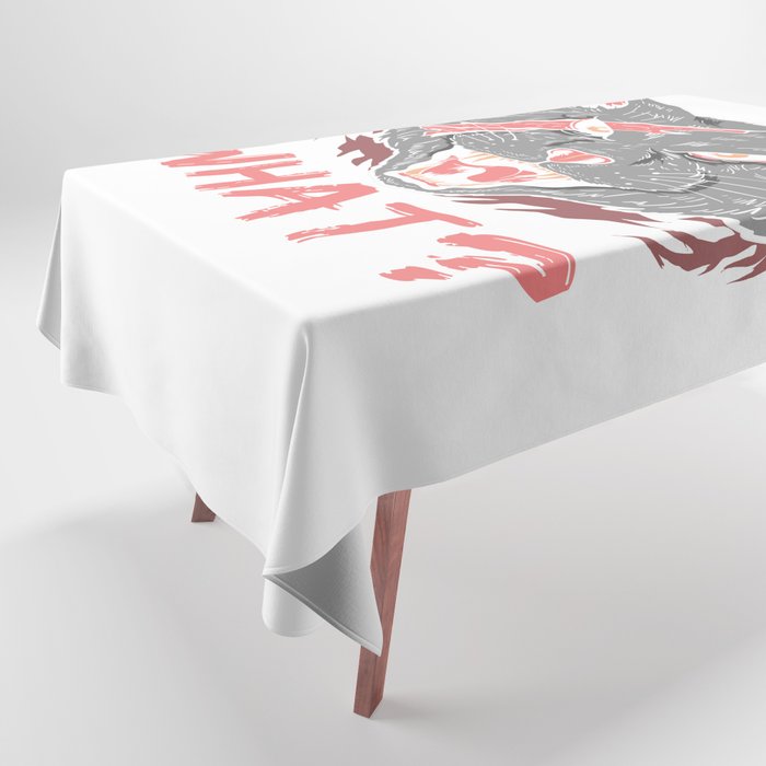 Wild Cat What? Tablecloth