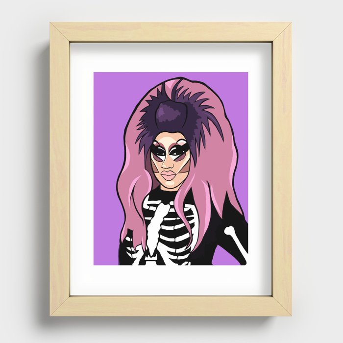 Trixie Mattell Halloween Recessed Framed Print