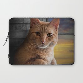 You looking at me, says the Cat Laptop Sleeve