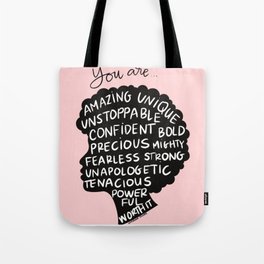 Be You All of You. Curly Tote Bag