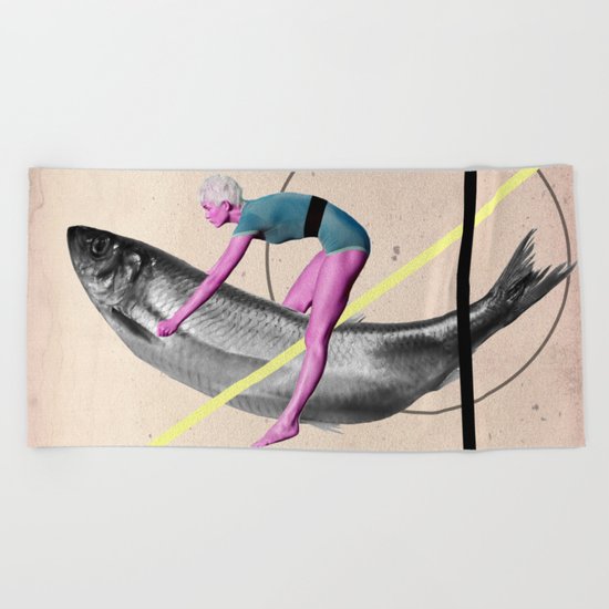 Far From Any Road (Be My Hand) Beach Towel
