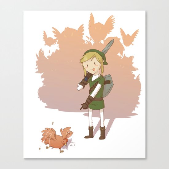 Link - Chicken Canvas Print