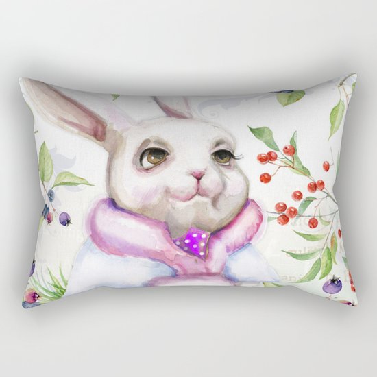 Winter animal #7 Rectangular Pillow