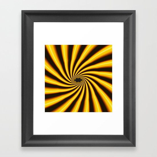 Twisted Sunshine Framed Art Print