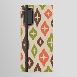 Floating Lanterns 643 Brown Green Orange and Beige Android Wallet Case