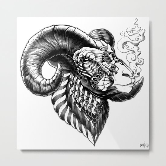 Bighorn Sheep Metal Print