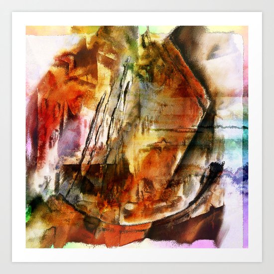 Texture abstract 2016 011 Art Print
