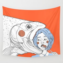 Sushi Attack Wall Tapestry