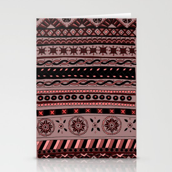 Yzor pattern 005 02 Stationery Cards
