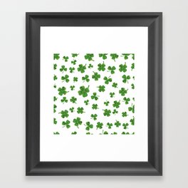 Shamrock, irish gifts women, irish gift, ireland, st patricks day, irish, luck of the irish Framed Art Print