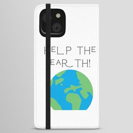 Help The Earth iPhone Wallet Case