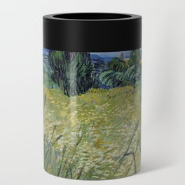 Green Wheat Field with Cypress,  Vincent van Gogh Can Cooler