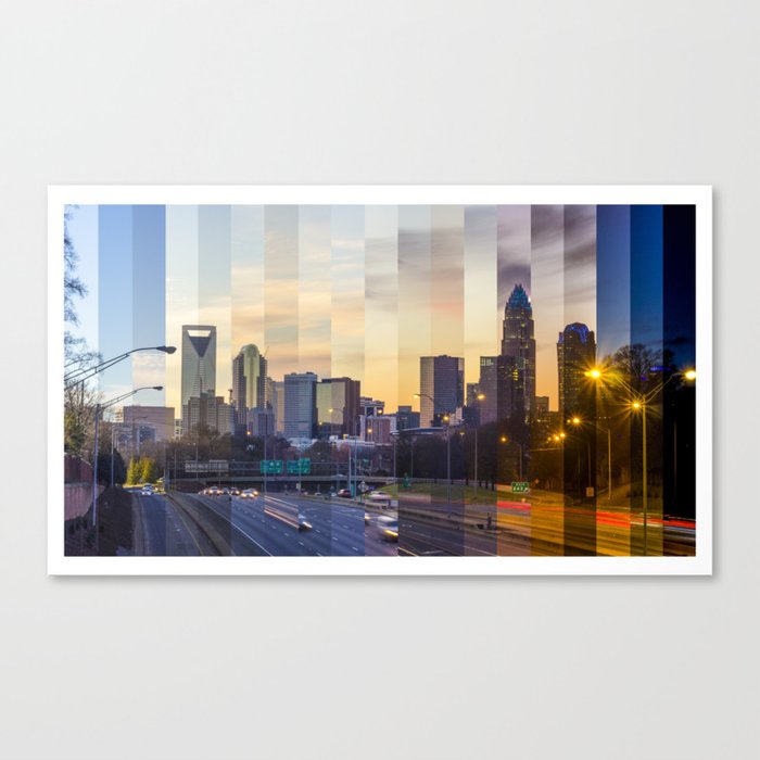 Charlotte Sunset Canvas Print