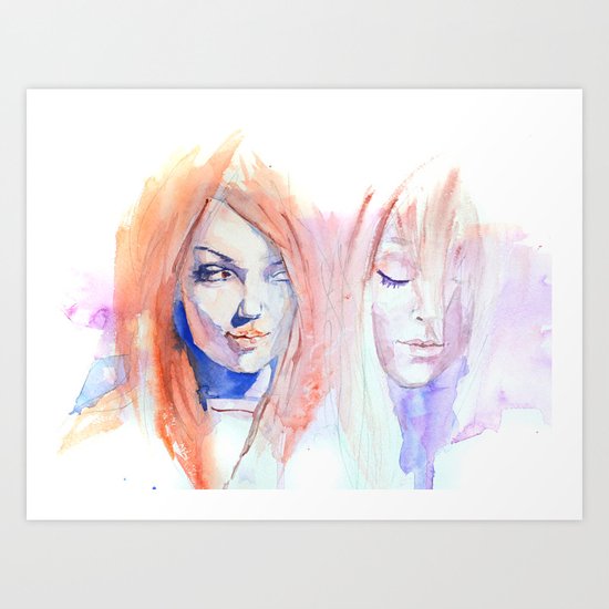 Portrait 6 Art Print
