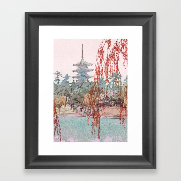 Japanese scene III Framed Art Print