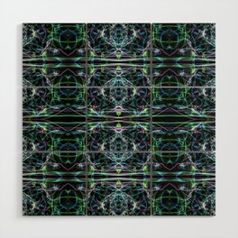 Liquid Light Series 9 ~ Colorful Abstract Fractal Pattern Wood Wall Art