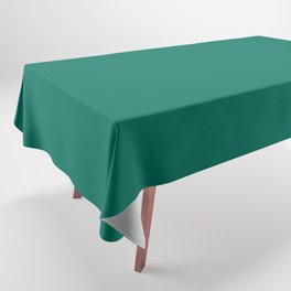 SHADY GLADE dark green solid color Tablecloth