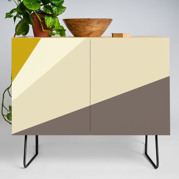 Muted gold and off-white  #society6 #decor #buyart Credenza