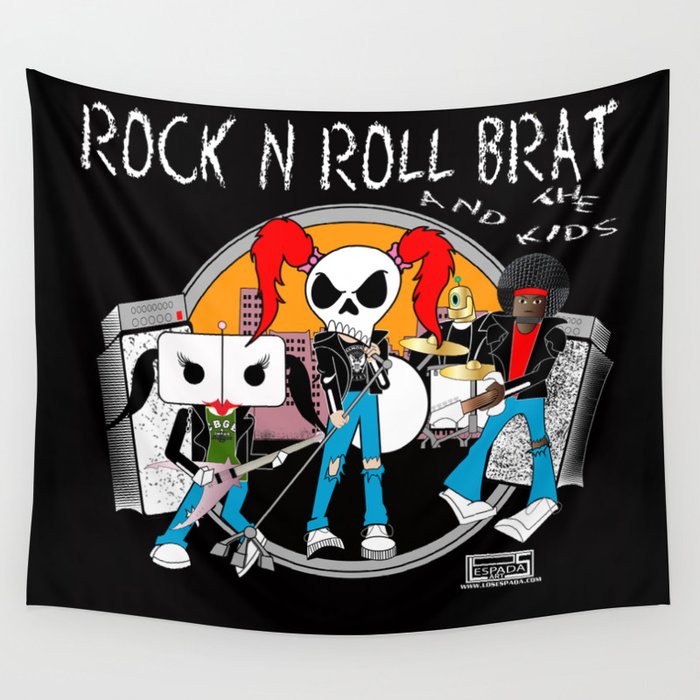 Rock n best sale roll tapestry