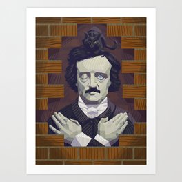 Edgar Allen Poe Art Print